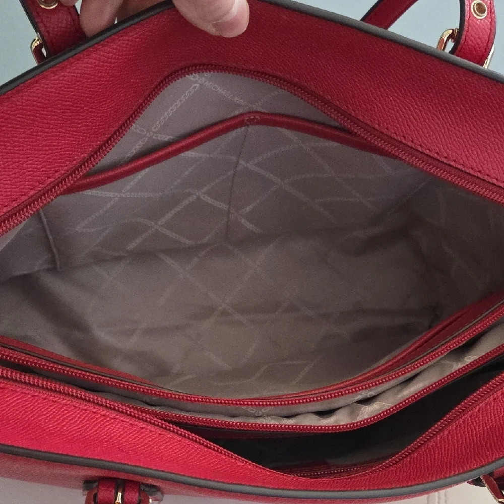 Michael Kors Red Tote Bag